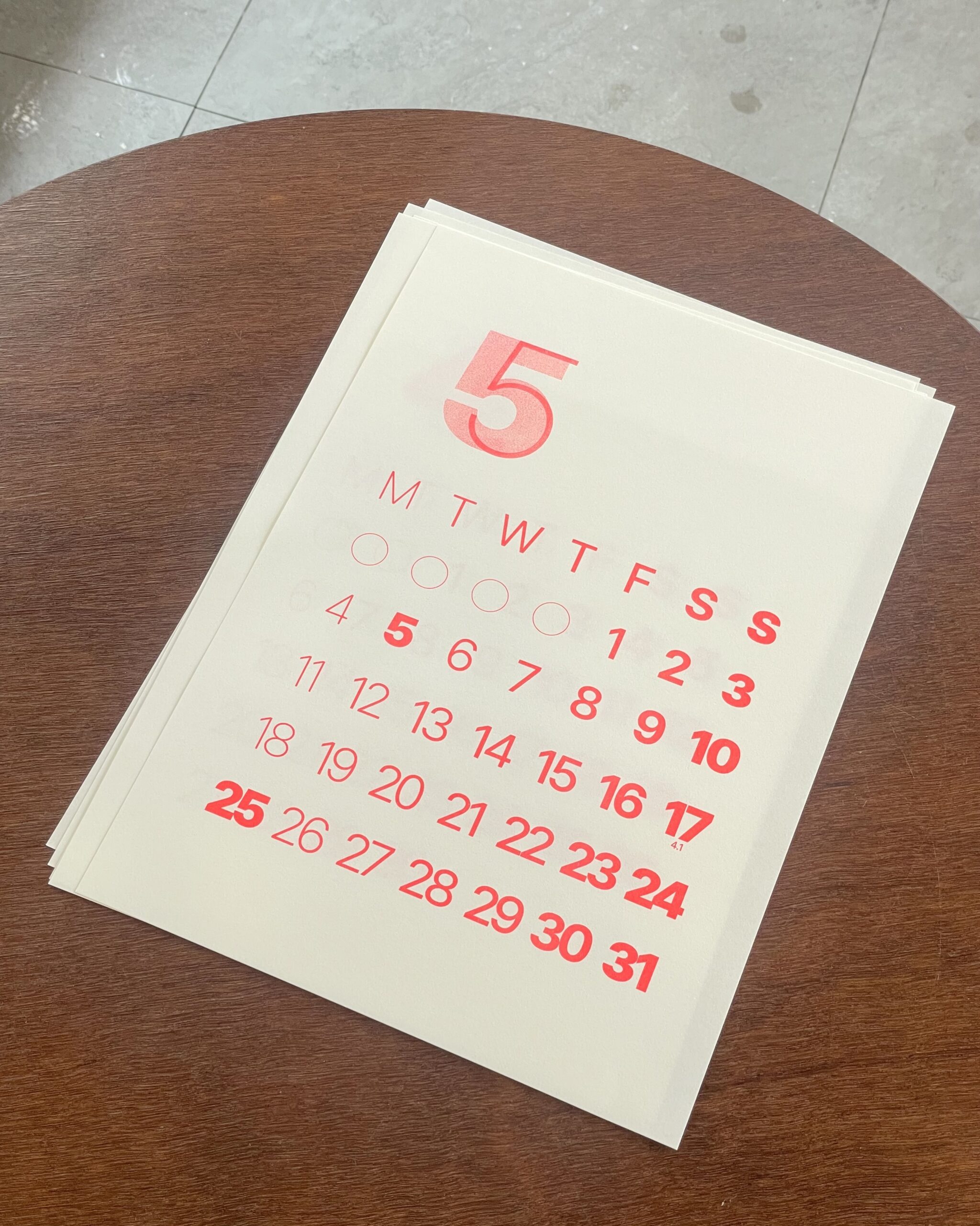 2026 페이퍼룸 작은달력 - 이미지 6