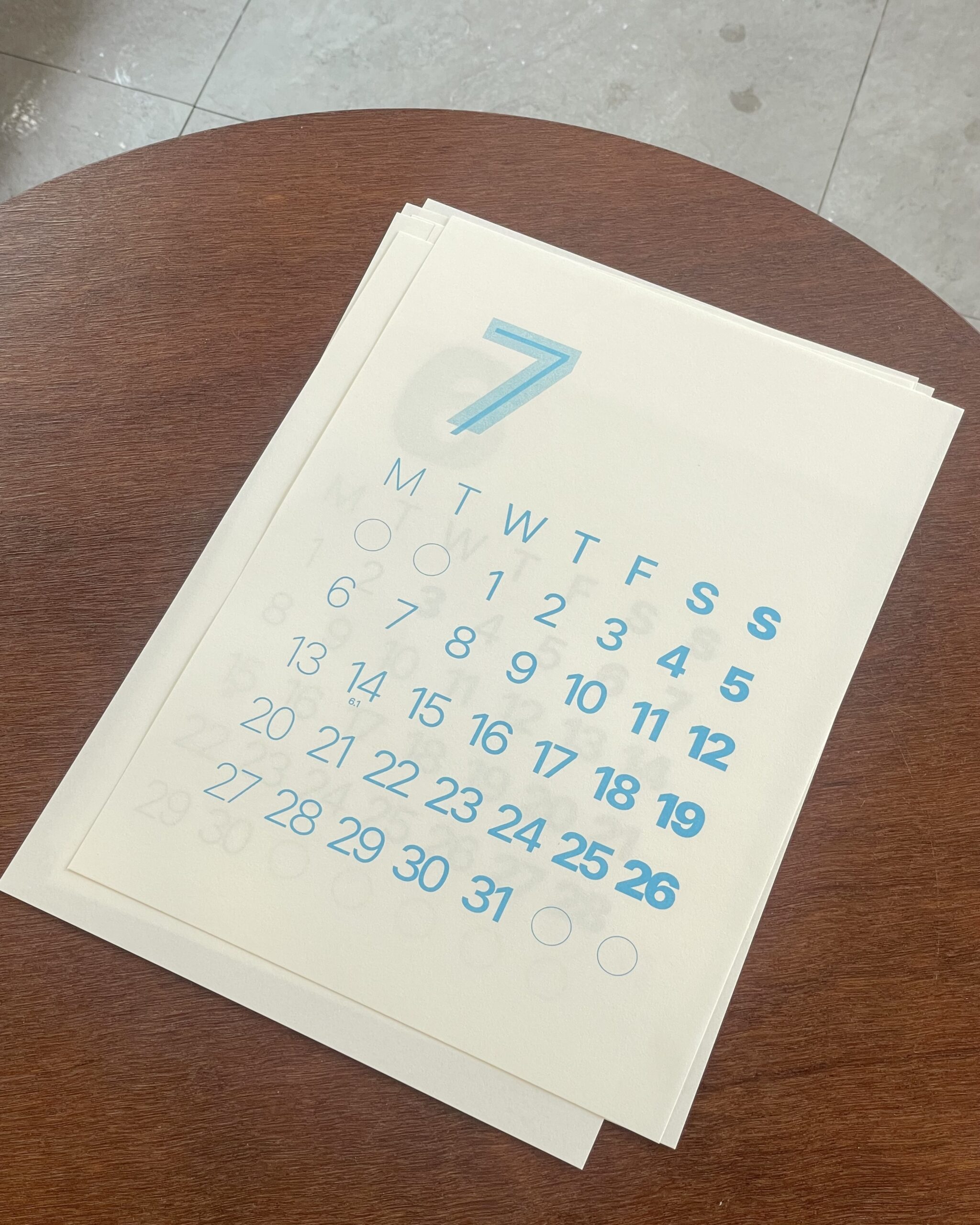 2026 페이퍼룸 작은달력 - 이미지 8