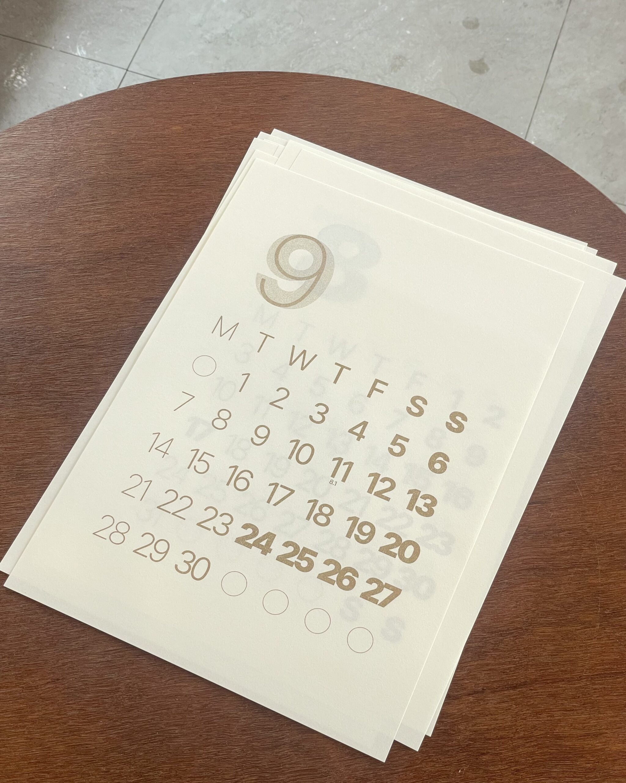 2026 페이퍼룸 작은달력 - 이미지 10