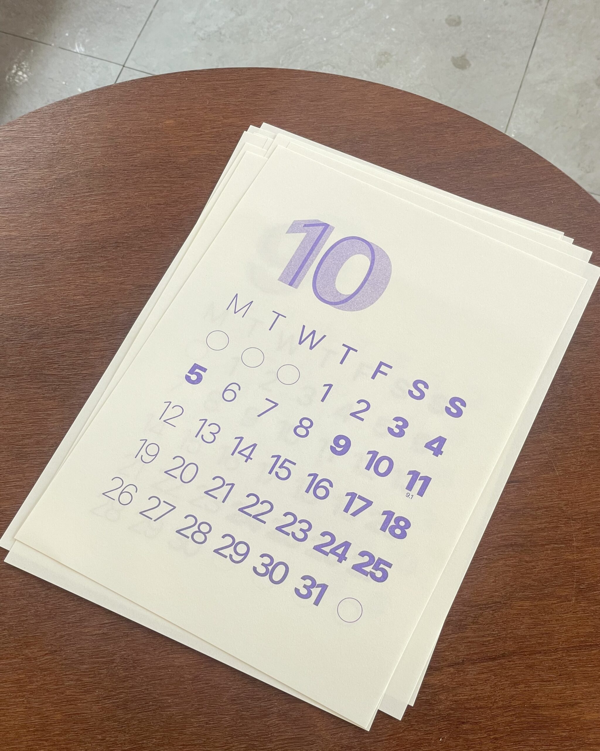 2026 페이퍼룸 작은달력 - 이미지 11