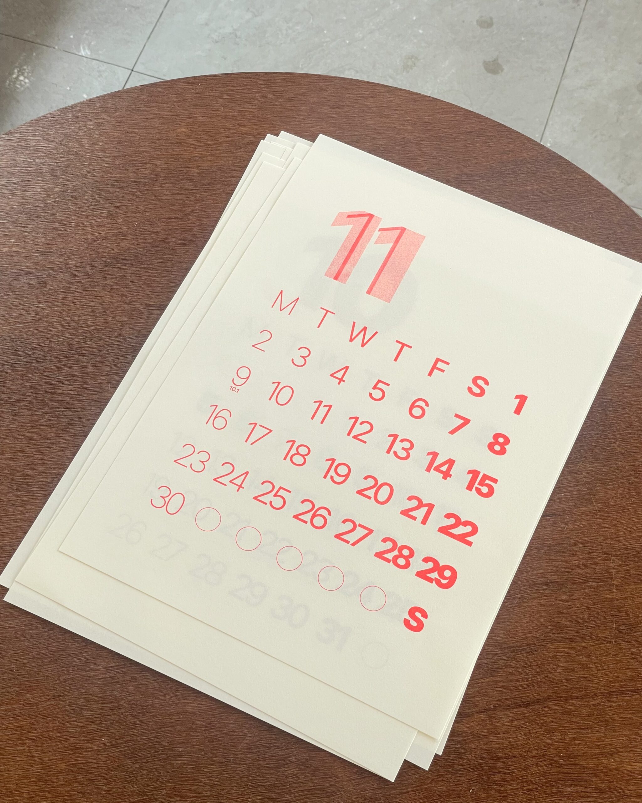 2026 페이퍼룸 작은달력 - 이미지 12