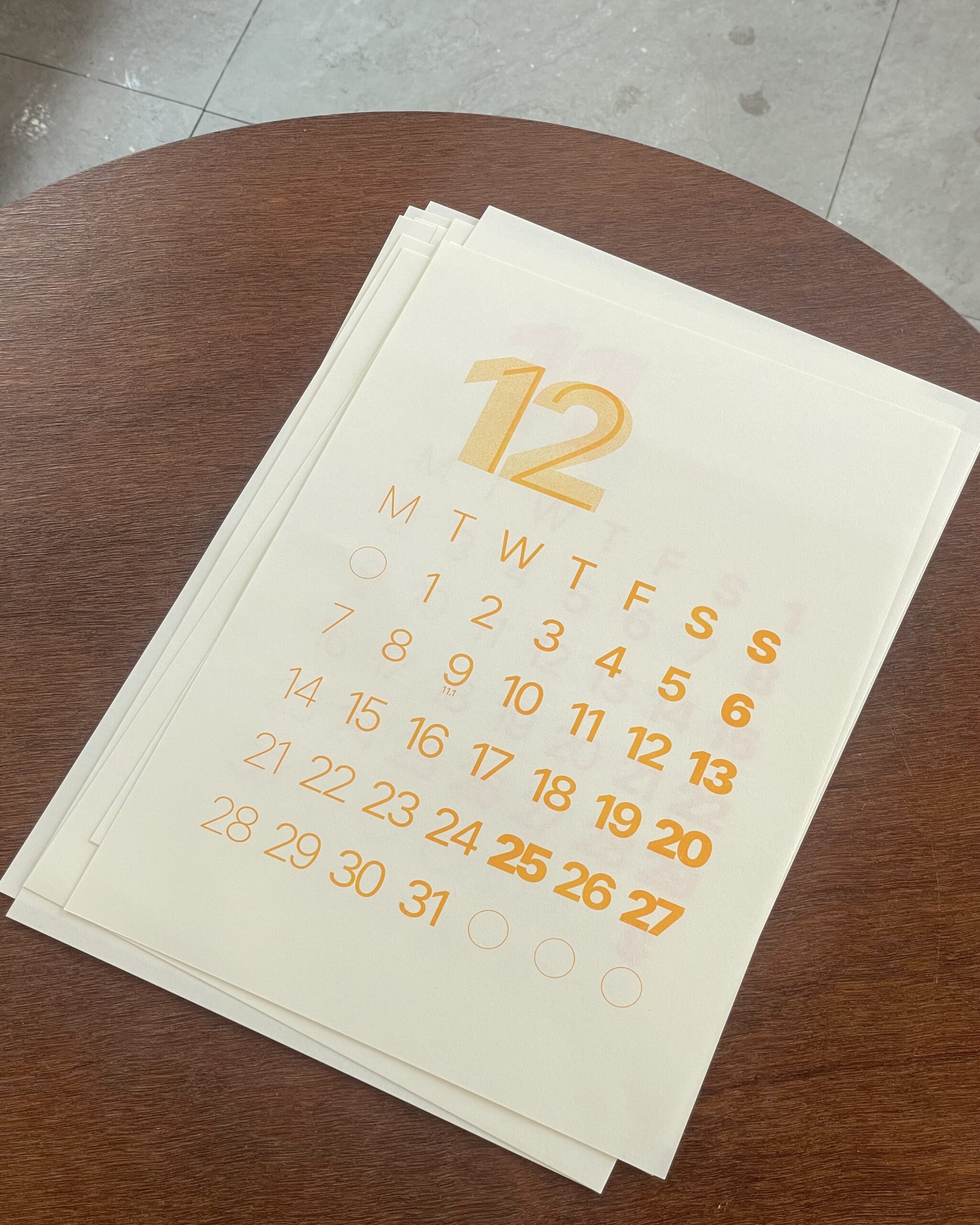 2026 페이퍼룸 작은달력 - 이미지 13