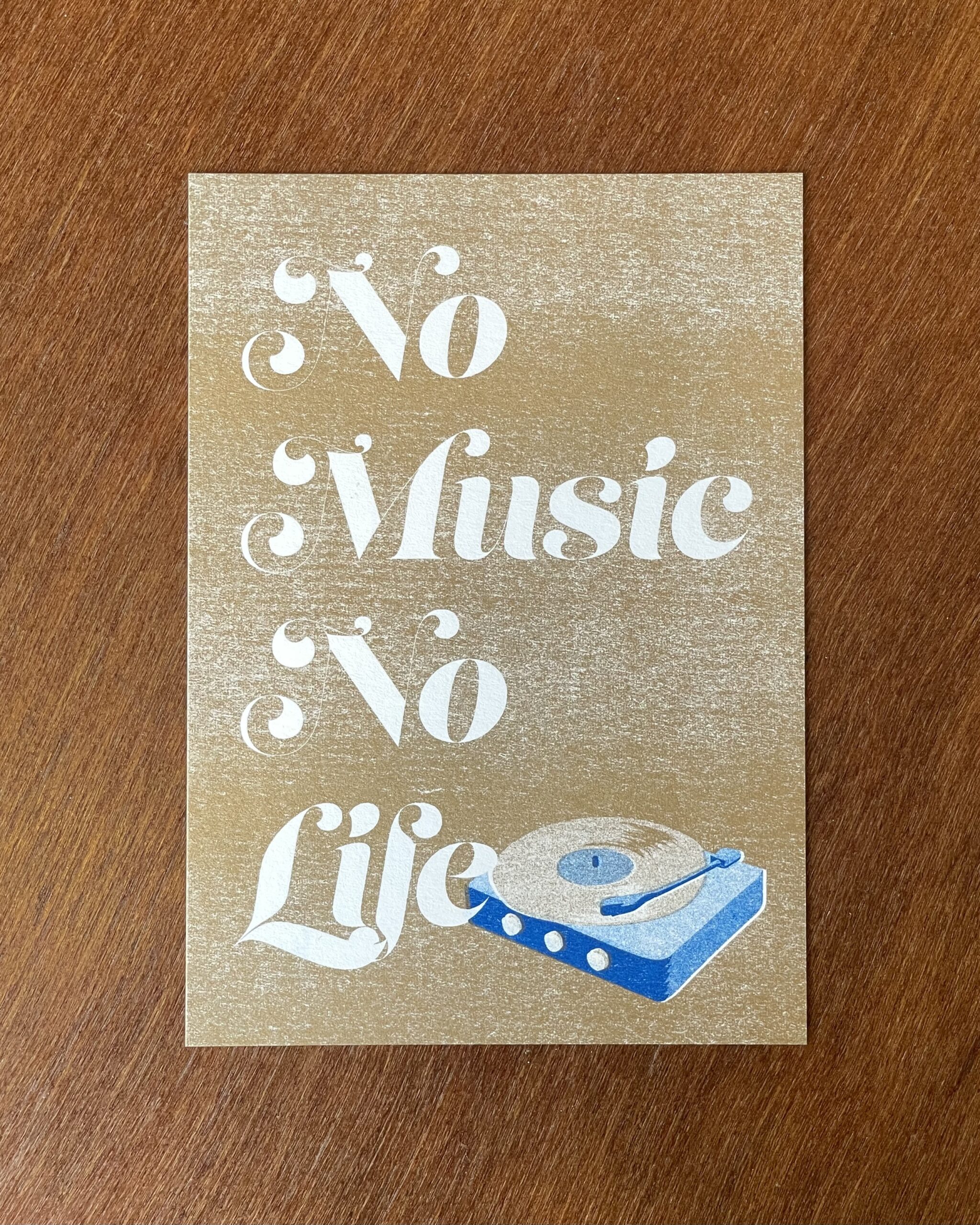 월간엽서 25.09 NO MUSIC NO LIFE